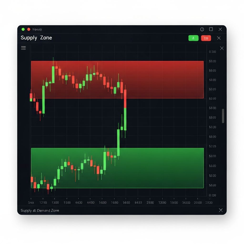 Supply and Demand Trading Zones Visualization